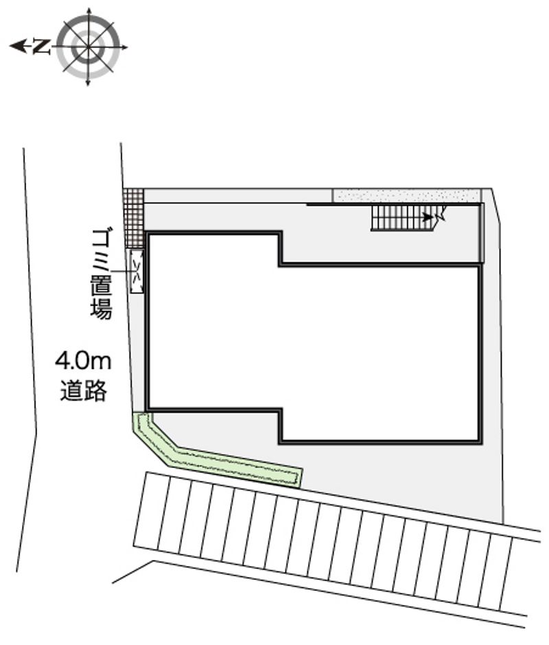 レオパレスパラドール　デ　徳丸 配置図