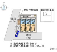 レオパレスクルンテープＢ 区画図