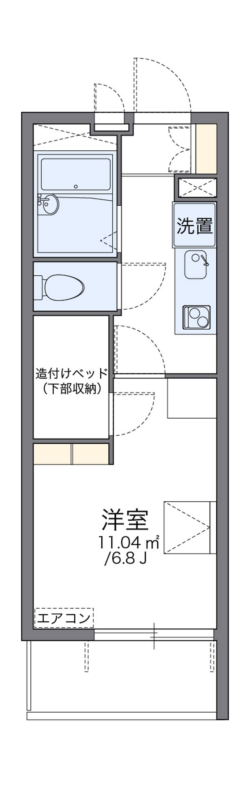 レオパレスＳＫＹ 間取図