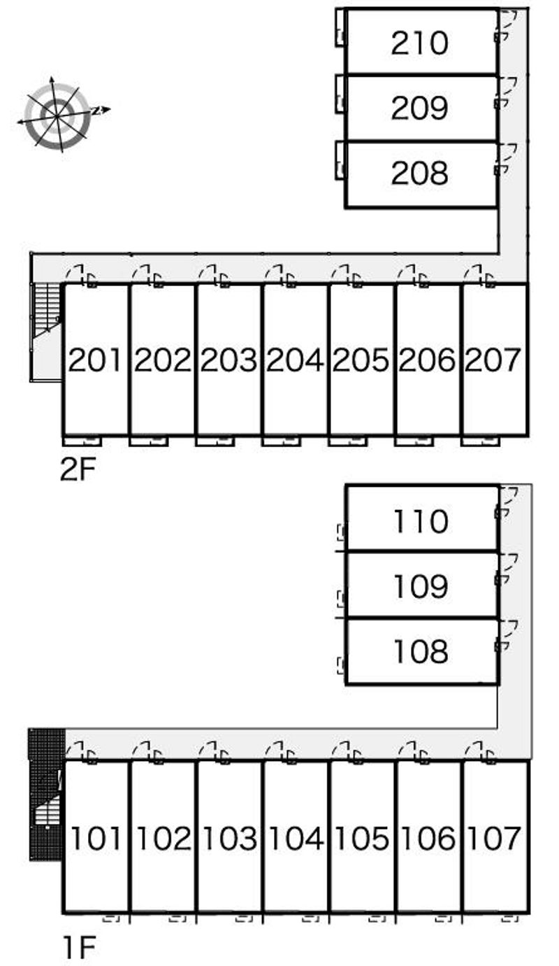 レオパレスコスモス今在家 間取り配置図