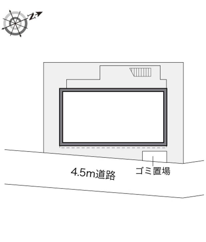 レオパレスこもれび 配置図