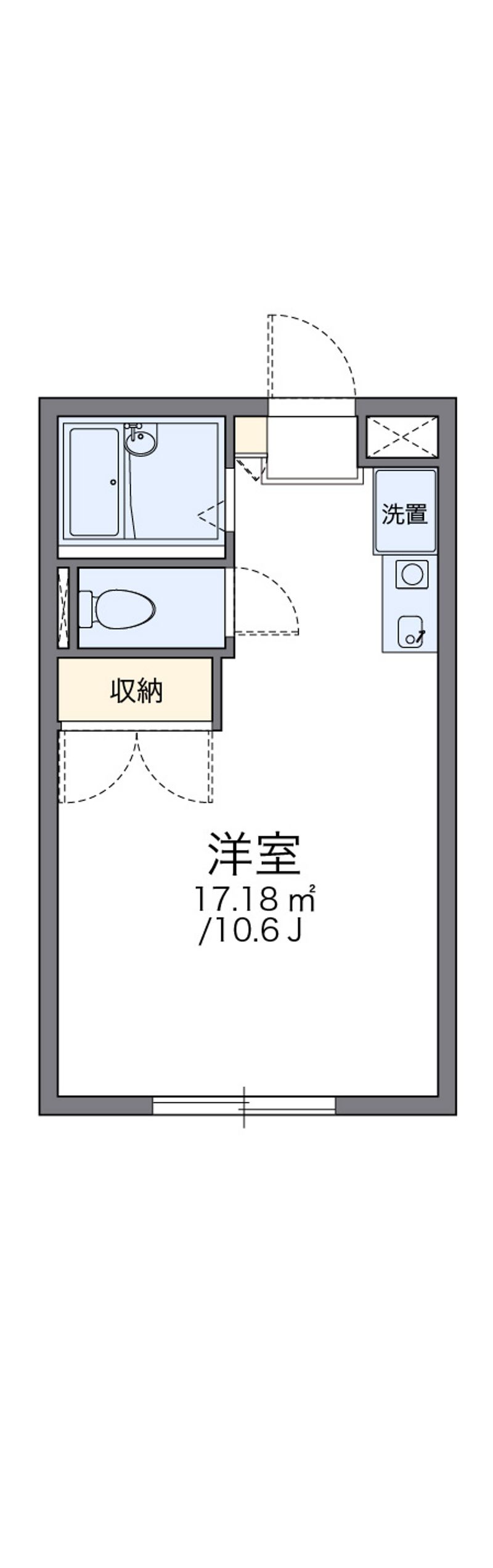 レオパレスウイング近藤 間取図