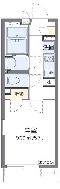 クレイノグリーンブリッジ 間取り図