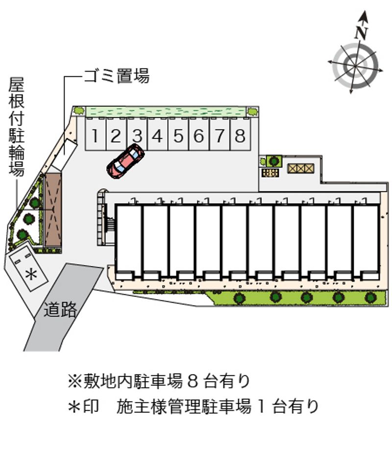 ミランダ城山 配置図