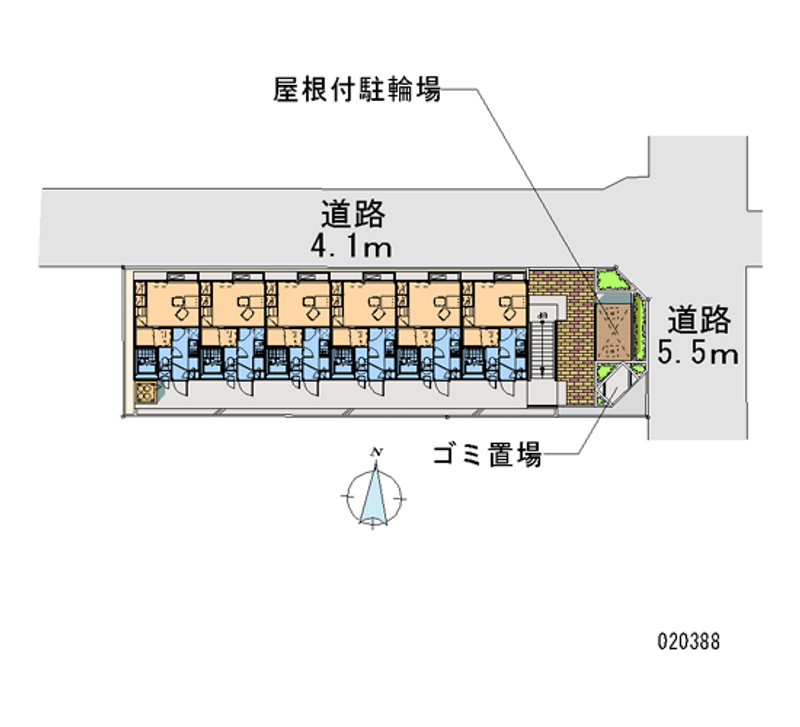 レオパレスシンフォニー 区画図