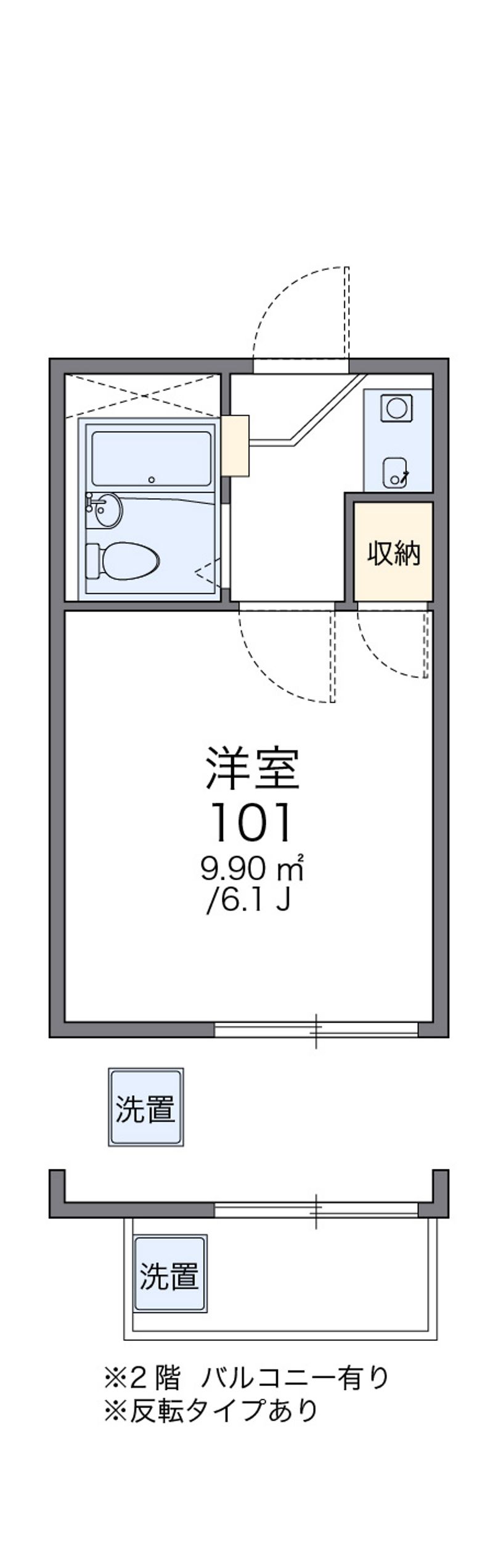 レオパレス一宮第４ 間取図