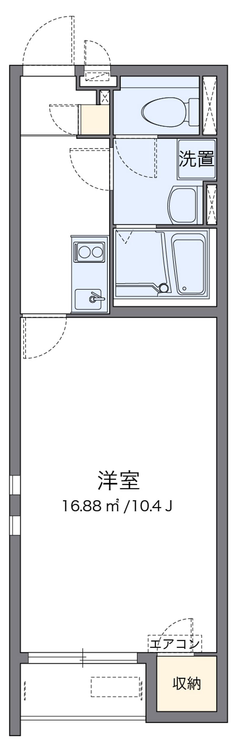 クレイノこもれび 間取図