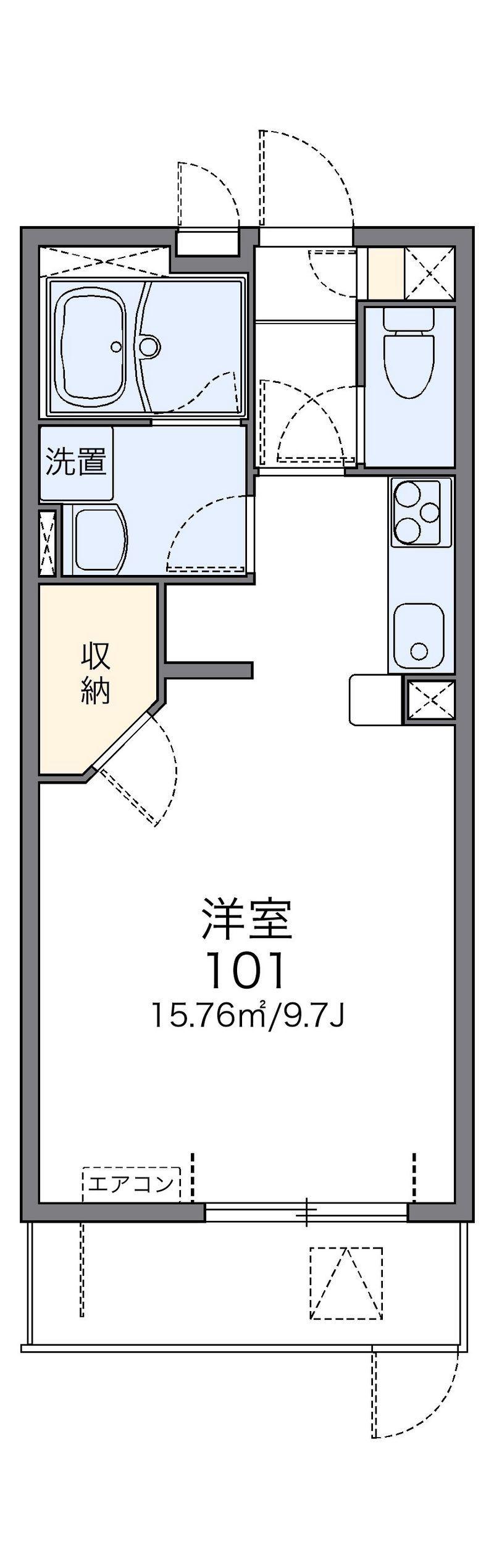 レオネクストＳＵＣＲＥ 間取図