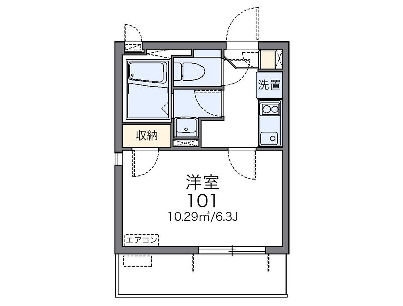 レオネクストＬａｇｏｏｎ 間取図