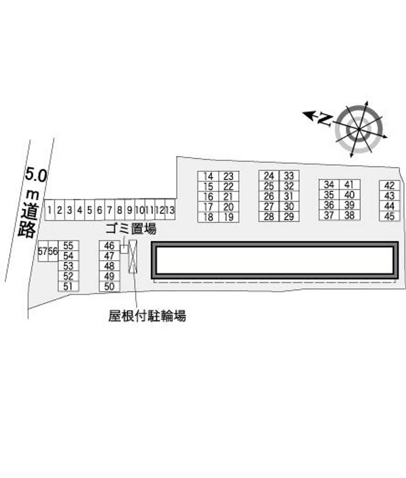レオパレスヤバラ 配置図