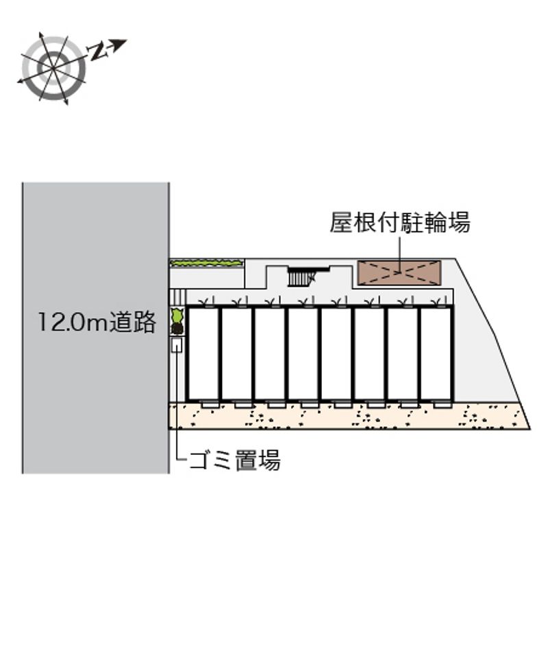 レオパレスサニー川崎 配置図