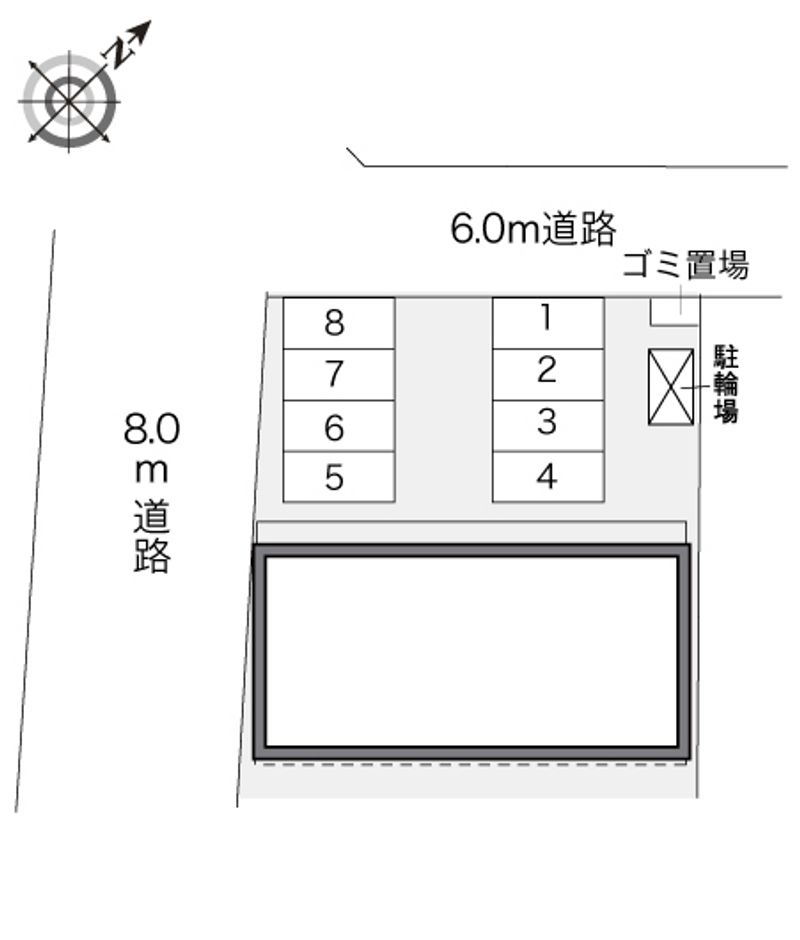 レオパレスサンハイム 駐車場