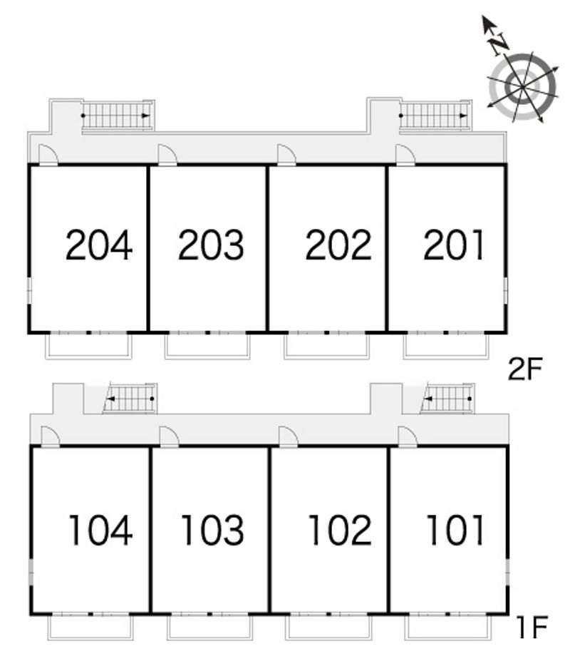 レオパレスＴＯＭＯＭＩ 間取配置図