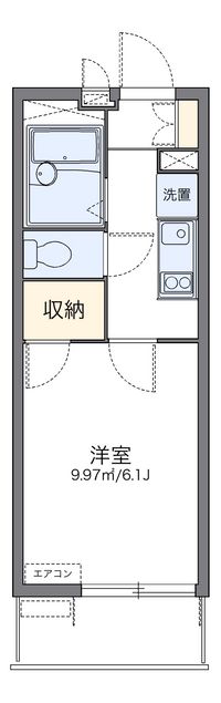 レオパレス夢咲 間取り図