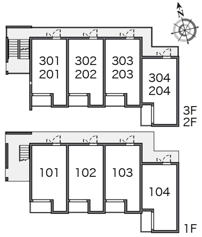 ミランダ北砂 間取配置図