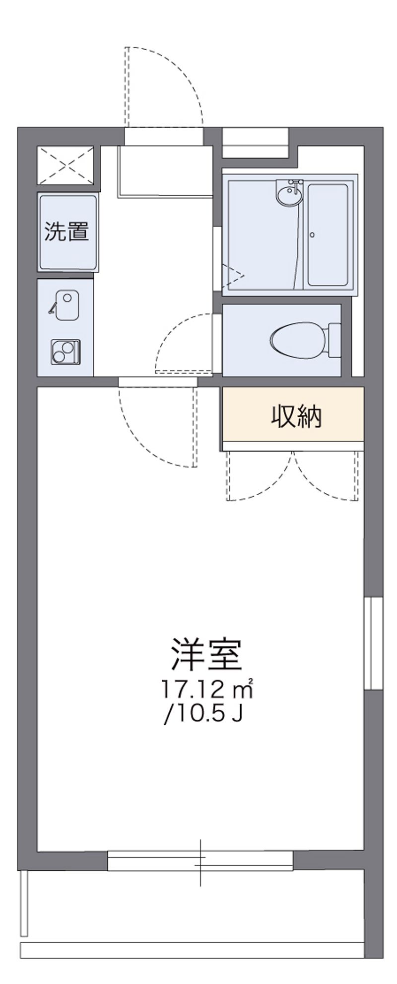 レオパレスＩＺＵＭＩ 間取図