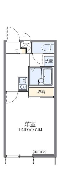 レオパレスピュアⅢ 間取り図