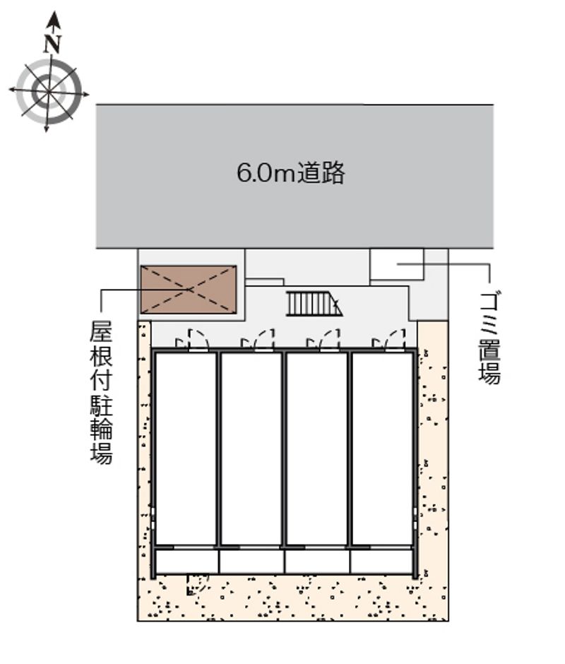 クレイノＨＩＫＡＲＩ 配置図