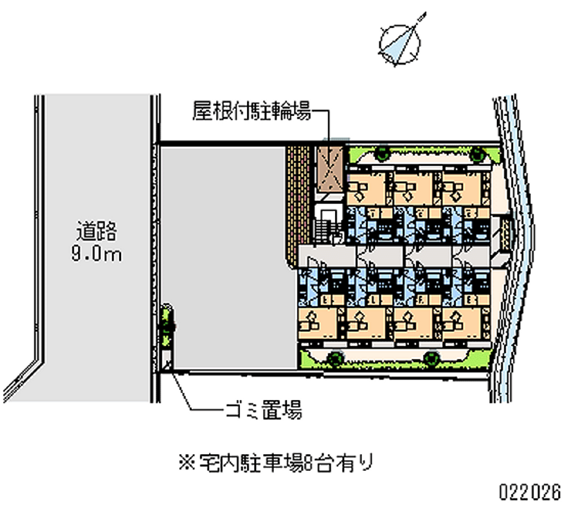 レオパレス東岸和田 月極駐車場