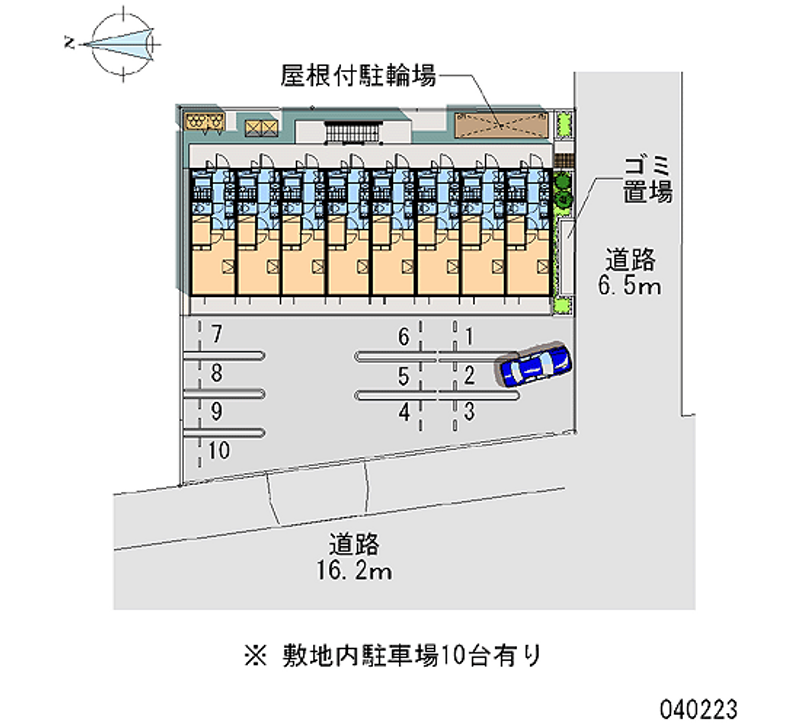 40223 bãi đậu xe hàng tháng