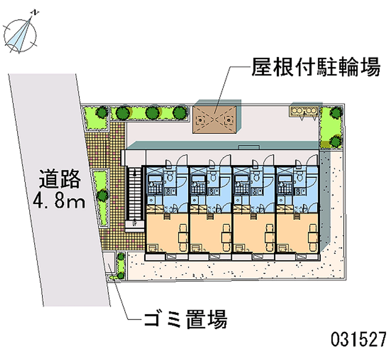 レオパレス鶴見三ツ池公園 区画図