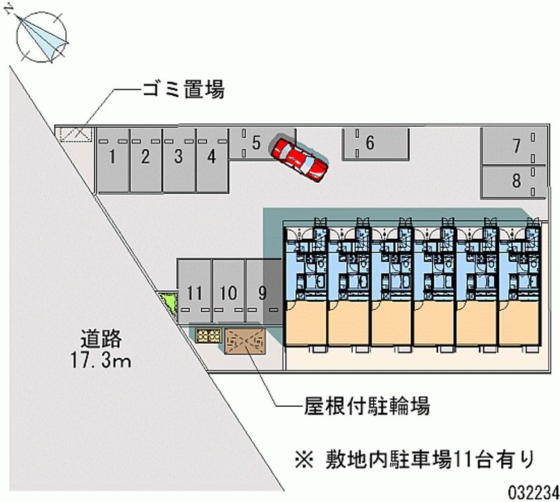 レオパレスコンフォール 月極駐車場