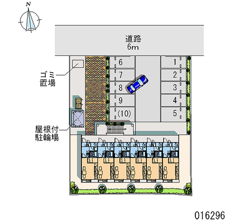 16296 bãi đậu xe hàng tháng