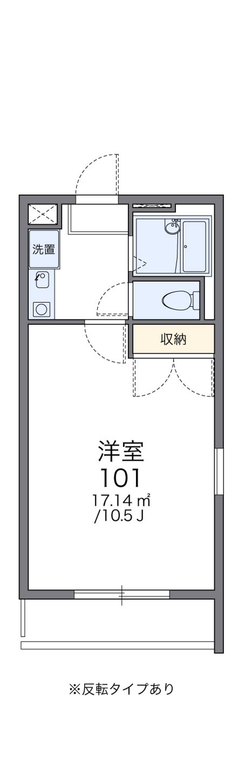 レオパレス三国ヶ丘壱番館 間取図