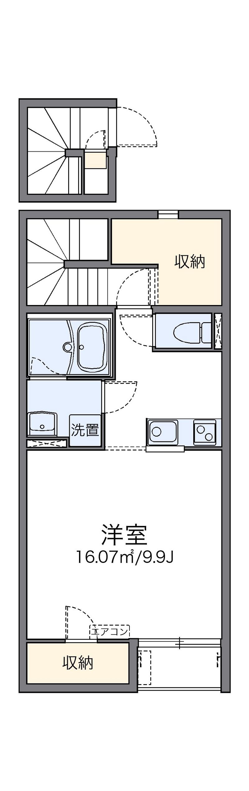 レオネクストグレイス　Ⅱ 間取図