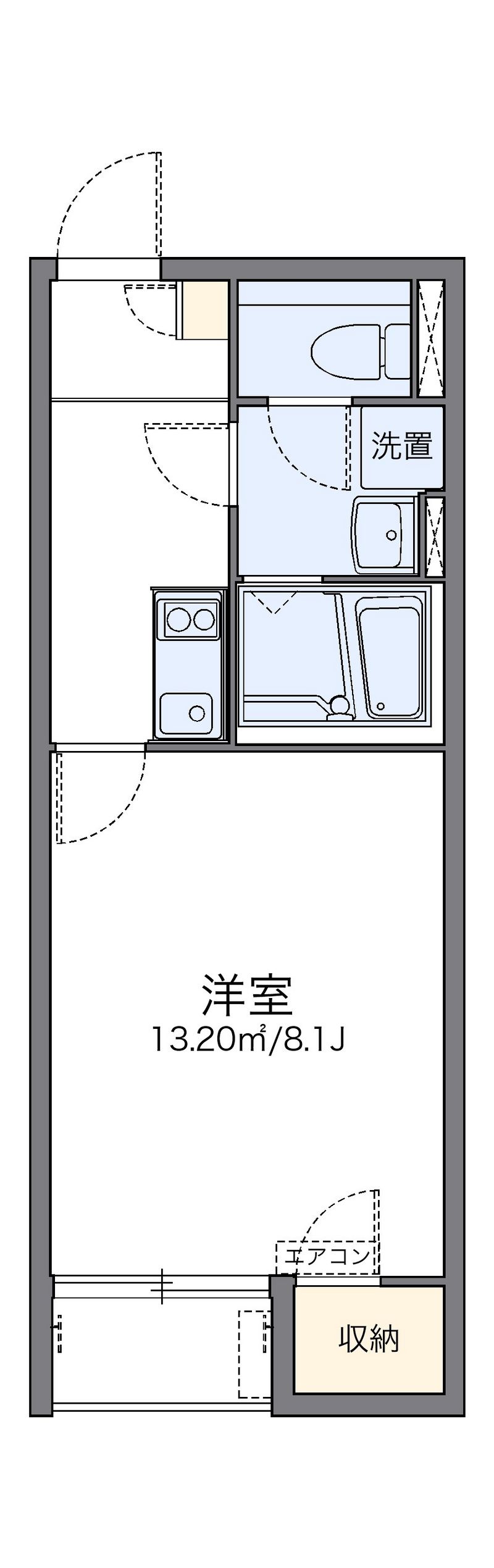 レオネクストコンフォール百々 間取図