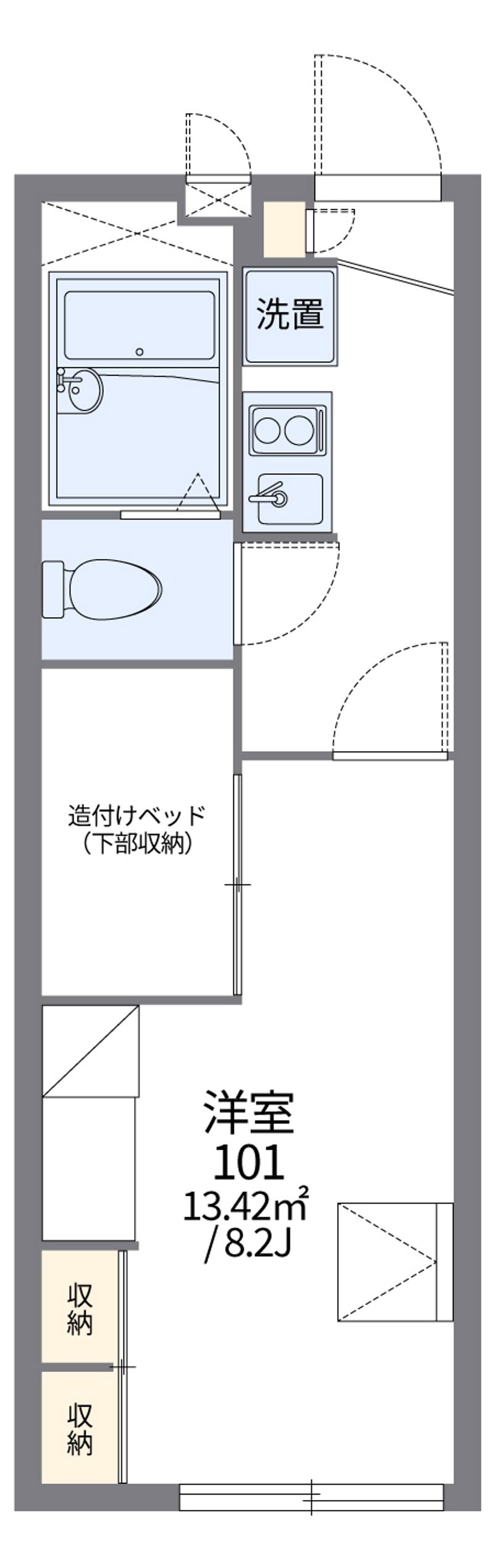 レオパレスＴＡＭ 間取図