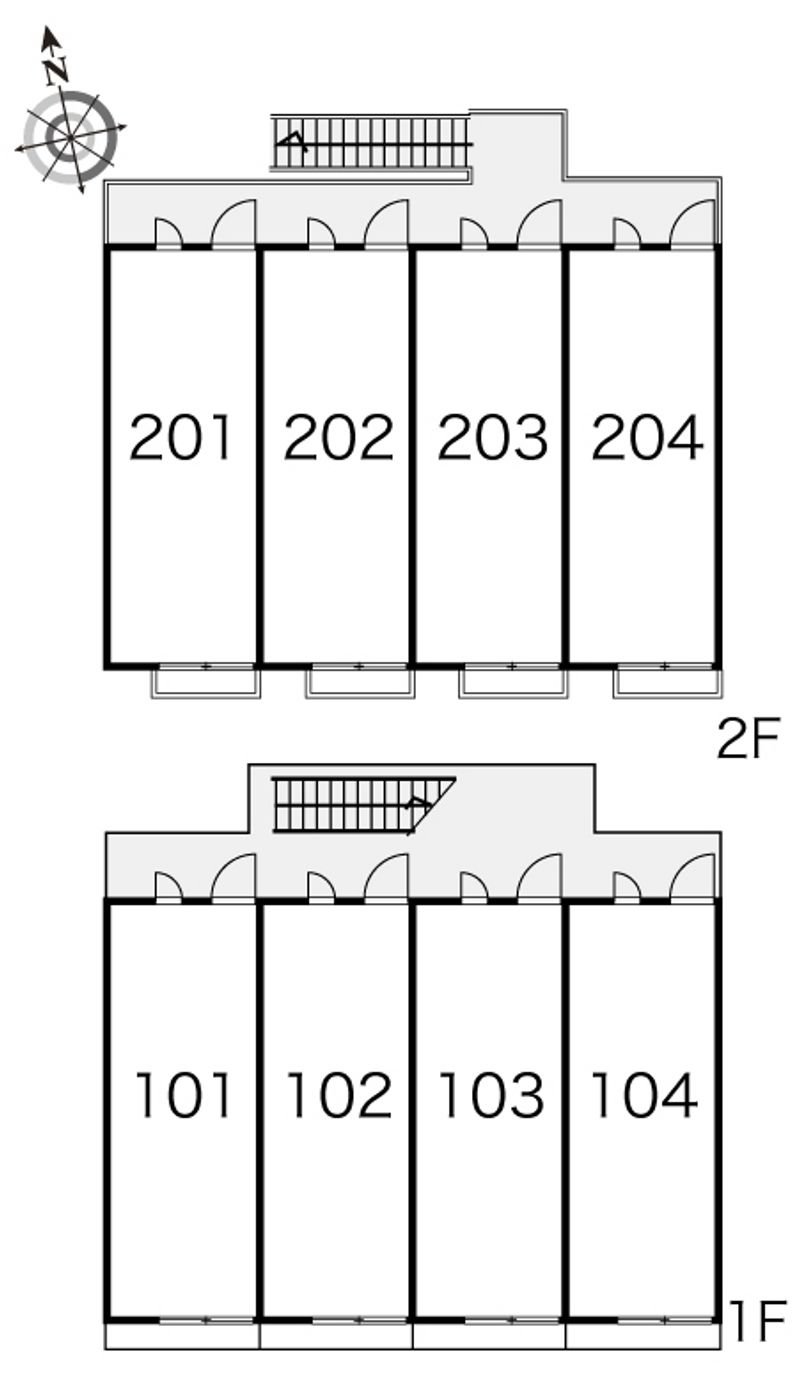 レオパレス南平台Ⅱ 間取配置図