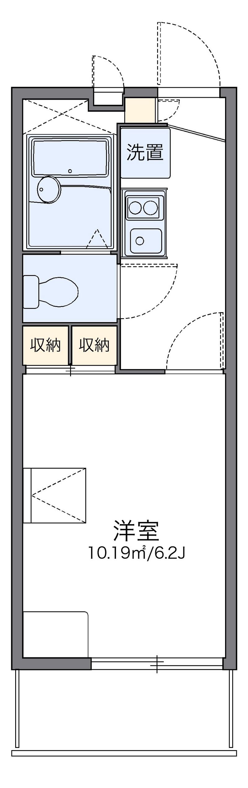 leopalace Honchiba Ekimae 평면도