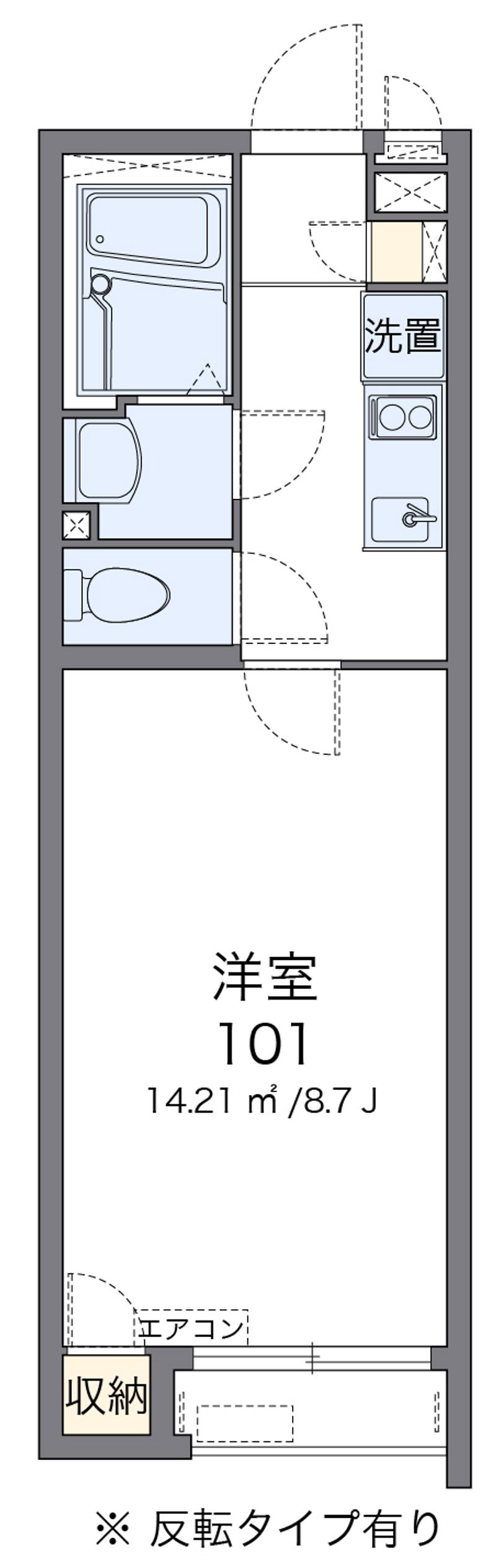 クレイノのぞみ野 間取図