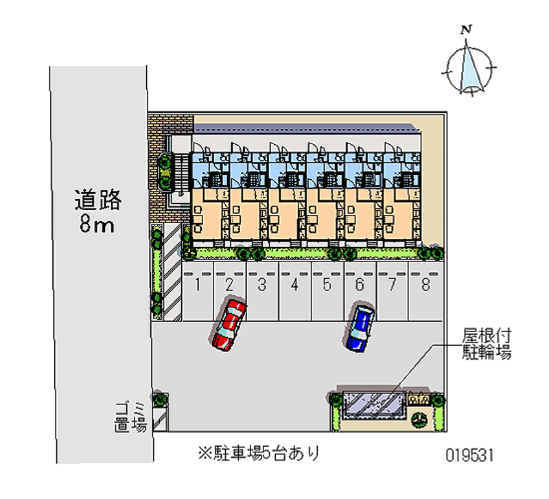 19531 Monthly parking lot