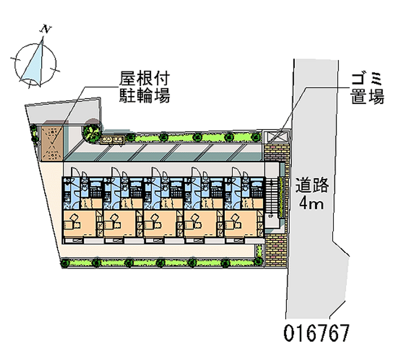 レオパレス宮前 区画図