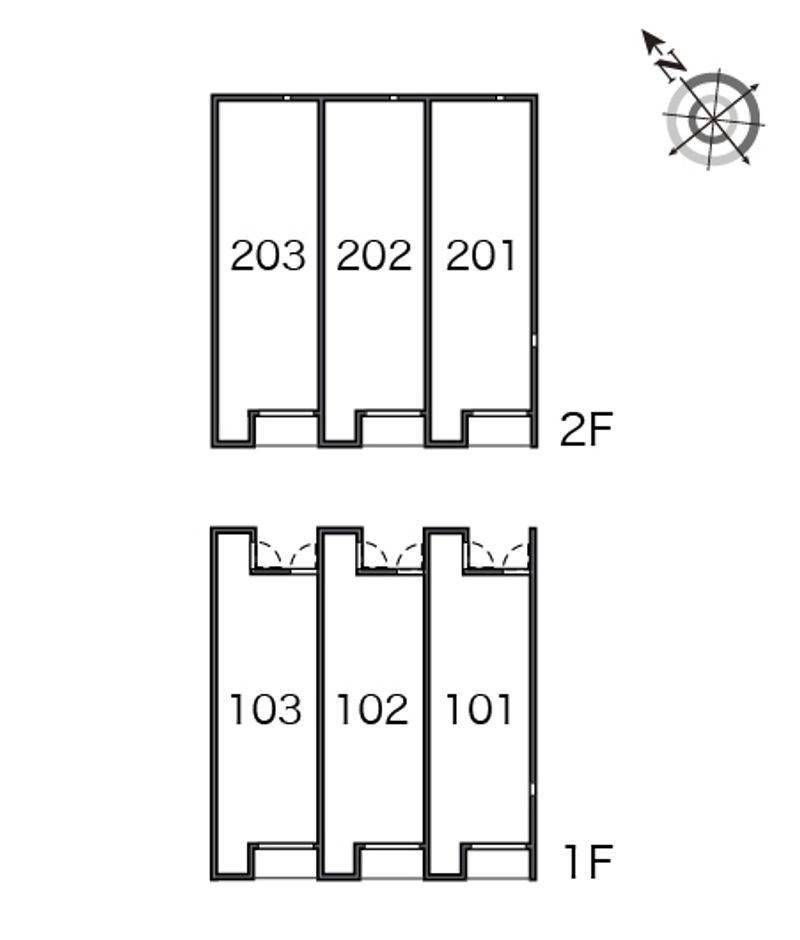 レオネクストフルーリーフ 間取配置図