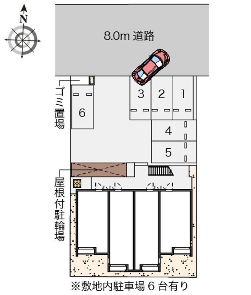 クレイノリリオ 駐車場