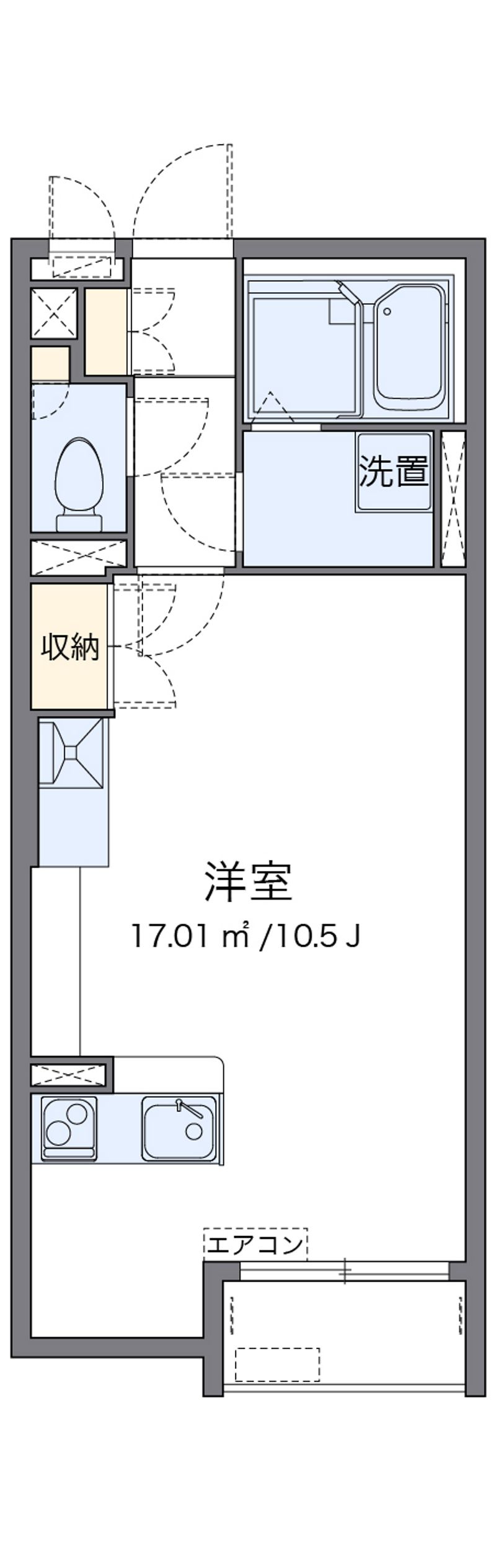 ミランダＫＵＮＩＳＡＮ 間取図