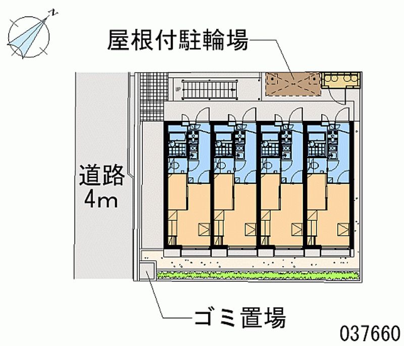 レオパレスエイト佃 区画図