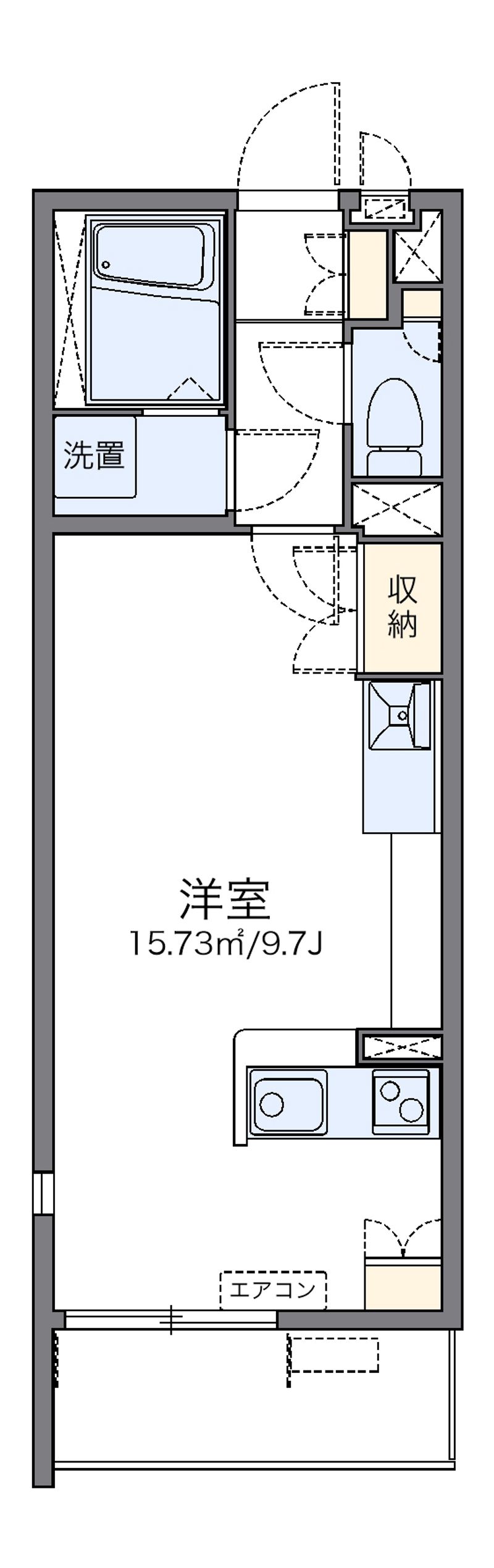 レオネクスト上如水Ⅱ 間取図