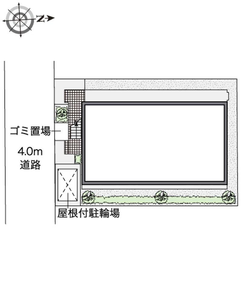 レオパレスどるちぇ志賀本通 配置図