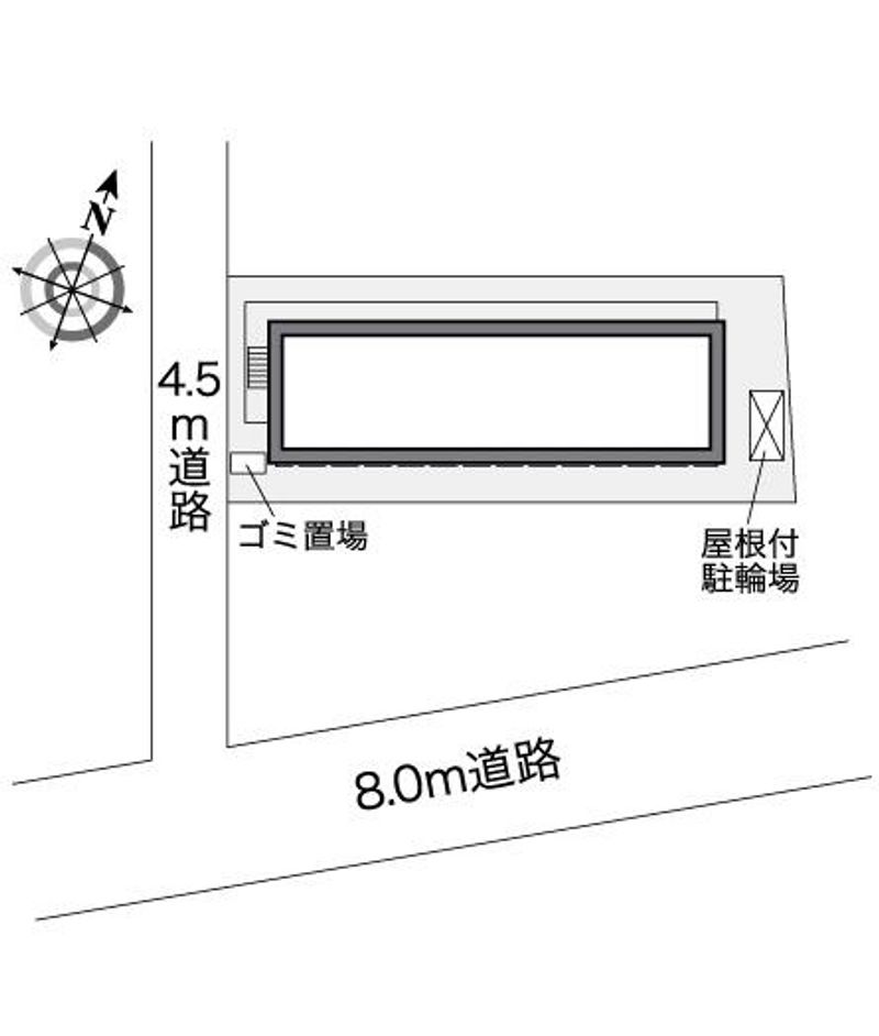 レオパレスフローラ 配置図