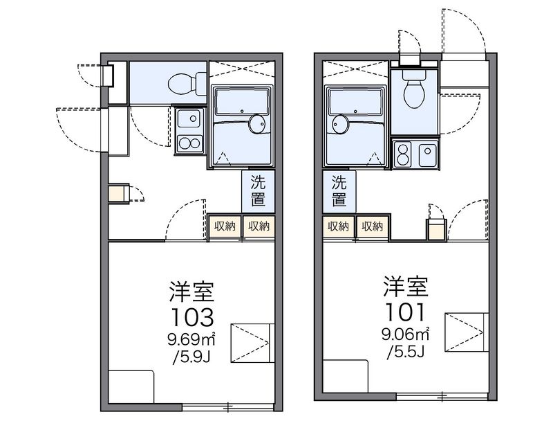 レオパレスＡＩＲ 間取図