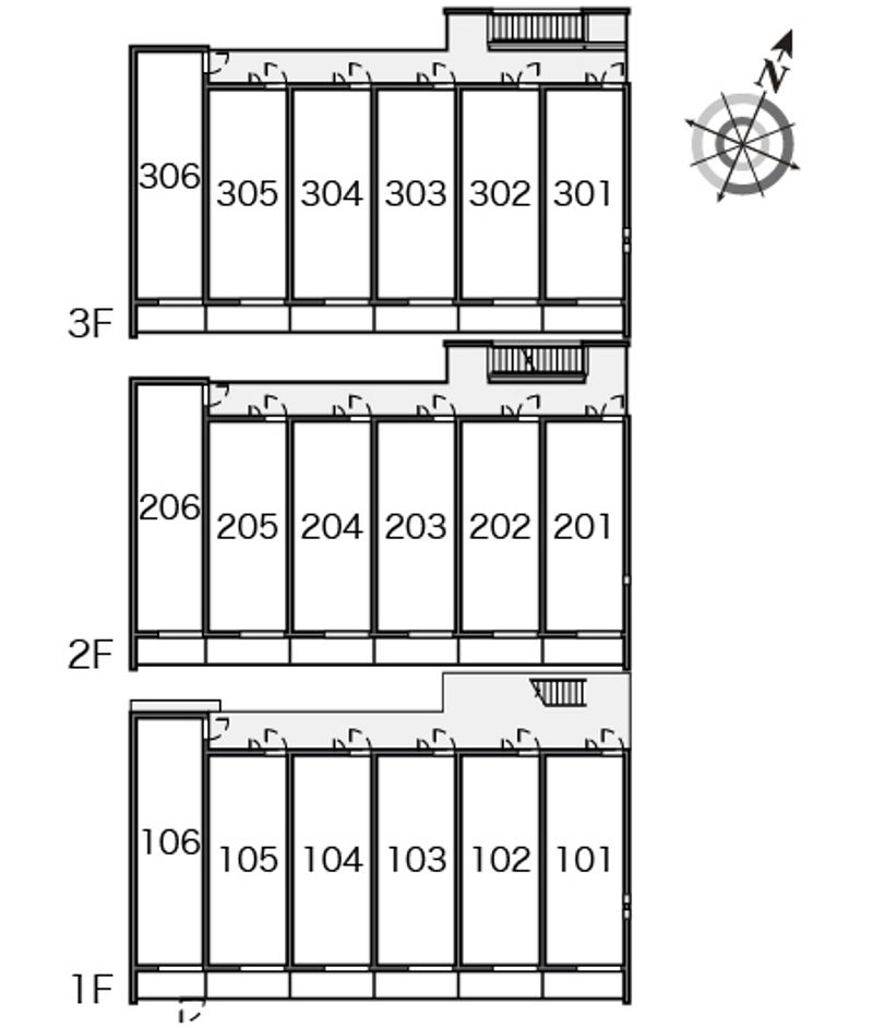クレイノＦＯＲＥＴⅢ 間取配置図
