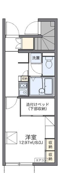 レオパレスリベラベントⅠ 間取り図