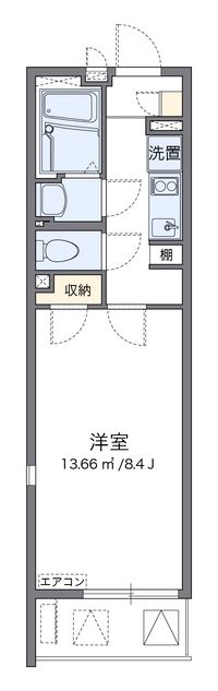 クレイノ初島 間取り図