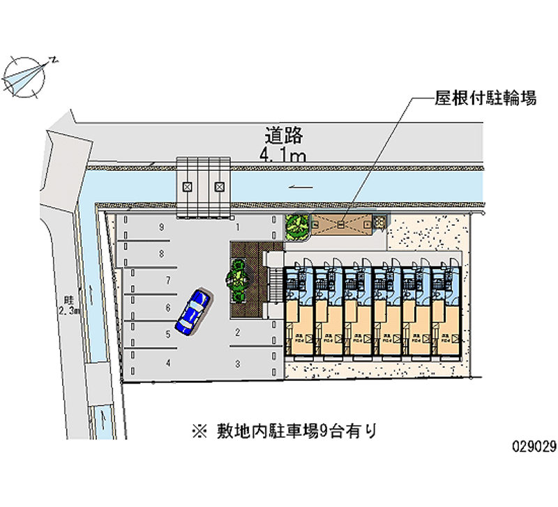 レオパレス漣　２ 月極駐車場