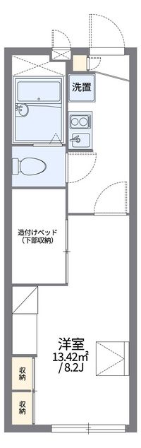 レオパレスムーンヒルズ 間取り図