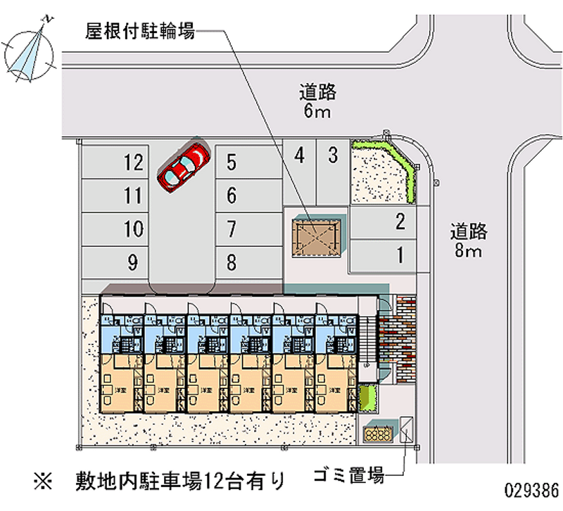 レオパレス沼ノ端 月極駐車場